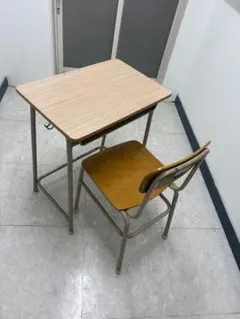 大量在庫アリ チトセ 机・椅子セット 6号 学校机 レトロ 現状渡し 配達