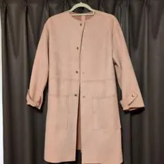 ZARA ノーカラージャケット M ピンク