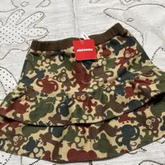 新品タグ付き♡mikiHOUSE ♡２段フリルスカート ♡100cm
