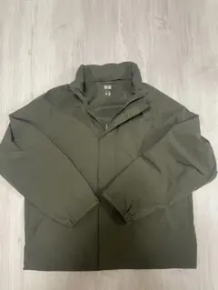 【美品】ユニクロ　ウインドプルーフスタンドブルゾン M カーキ　オリーブ