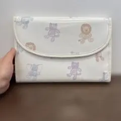 gelato pique 母子手帳ケース M 動物柄 ホワイト