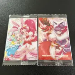 プリキュアウエハース12 キラキラプリキュアアラモード カード2枚セット