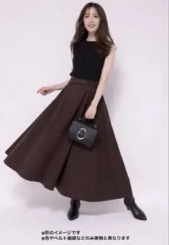 新品アプワイザーリッシェ Apuweiser-riche チノフレアスカート