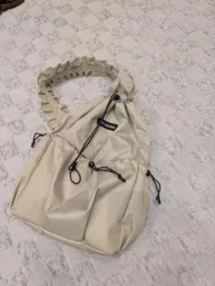 Columbia コロンビア 巾着 ショルダーバッグ ベージュ
