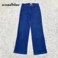 【美品】 woadblue ストレートデニム 25 ブルーのサムネイル