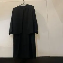 pierre cardin ブラックワンピーススーツ サイズ15