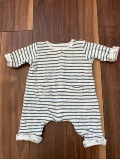 プチバトー パイル地 ロンパース