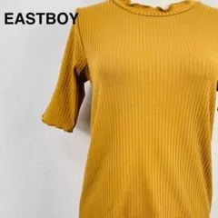 EASTBOY イーストボーイ　マスタード色 Tシャツ五分袖【T073】のサムネイル