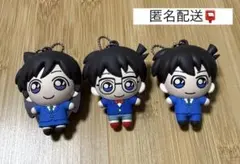 名探偵コナン　マスコット　キーホルダー　コナン　工藤新一　毛利蘭　３個セット