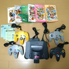 Nintendo64本体+コントローラー4+ ゲームソフト6本セット(箱付き)