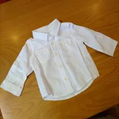 GAP 12-18ヶ月 ホワイト長袖シャツ