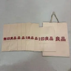 【未使用】無印良品 ショップ袋 ショッパー まとめ売りのサムネイル