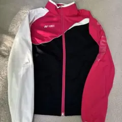 YONEX ウォームアップウェア ピンク/黒/白