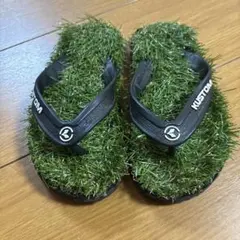 【子供用】KUSTOM 芝生風ビーチサンダル 18cm
