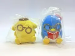 めがねっこちゃんフィギュア　　ポムポムプリン＆タキシードサム