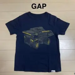 GAP ギャップ キッズ 半袖 Tシャツ ネイビー ダンプカー 戦車　110のサムネイル