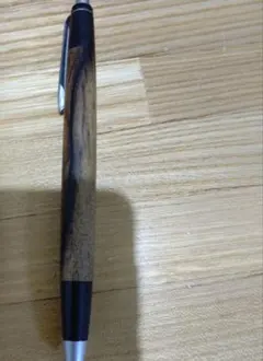 野原工芸黒柿シルバーつや消しボールペンのサムネイル