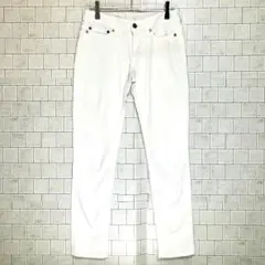 PLST ホワイト スキニーパンツ 24 シンプル　人気デザイン　人気カラー