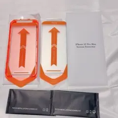 未使用❣️iPhone 15 Pro Max ガラスフィルム クリア 2枚