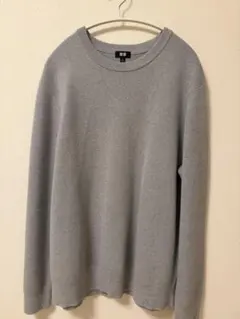 【美品】ユニクロ ウォッシャブルミラノリブクルーネックセーター　XL