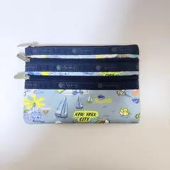 LeSportsac 3ジップポーチ ニューヨーク柄②のサムネイル