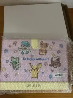 スマイルゼミ　タブレットケース　ポケモン　ピンク SMILE ZEMIのサムネイル