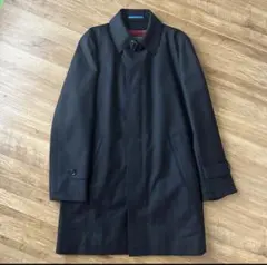 BARNEYS NEW YORK ステンカラーコート ブラック　ウール100%