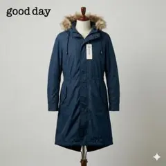 新品タグ付 good day 3WAYモッズコート LL ネイビー はっ水加工