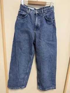 ZARA ブルーワイドレッグデニム USA 28