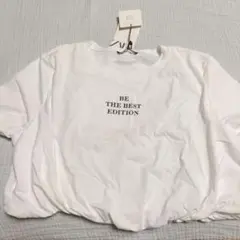 値下げ 新品 ZARA クロップド半袖 Sのサムネイル