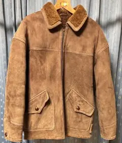 ヴィンテージ　スエードムートンジャケット