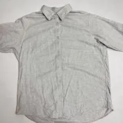 無印良品 グレーシャツ
