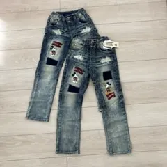 ダディオダディ デニム ズボン2つセット