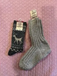 無印良品　ウール　ソックス