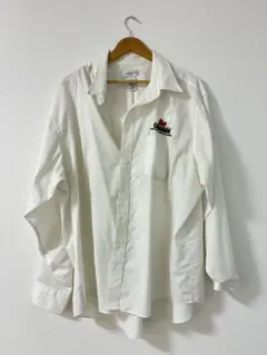 Van Heusen カナダロゴ刺繍入り長袖シャツ XXL