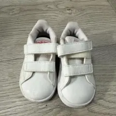adidas ベビー スニーカー ホワイト ベルクロ