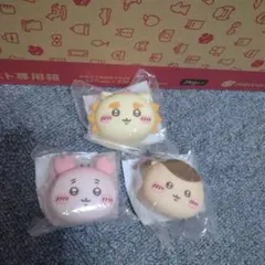 【新品未開封】ちいかわ　おかおミニシリコンポーチ　3種セット　くりまんじゅう