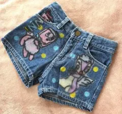 貴重! JENNI女の子サイズ95ホットパンツ 美品 ウェストアジャスター付き