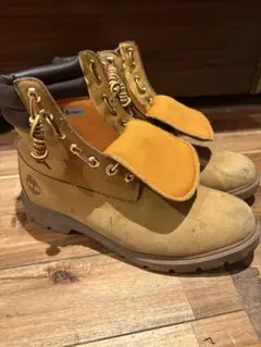 ティンバーランド　ブーツ　革靴　イエロー