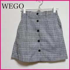 【WEGO】 ウィゴー 前ボタンミニスカートのサムネイル