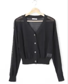 シアーショートカーデ　長袖　INGNI