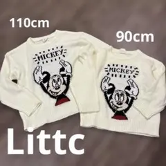 【リトシー】ミッキーセーター/トレーナー 90cm 110cm 2枚セット