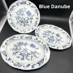 ◯ブルーダニューブ Blue Danube お皿 3枚セットのサムネイル