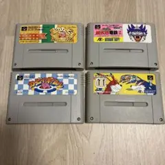 【ジャンク】スーパーファミコン ゲームソフト 4本セット