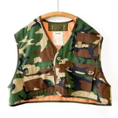 美品 etsinta チャオパニックティピー カモフラキルトショートベスト
