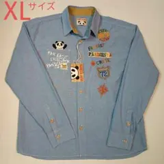 << 新品未使用品 >> パンディエスタ トリップパンダ 日本縦断 長袖シャツ 新品未使用品 >> パンディエスタ トリップパンダ 日本縦断 長袖シャツ