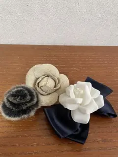 コサージュ（3つセット）