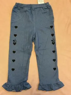 ミッキー ハートプリント パンツ 100cm
