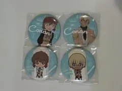 名探偵コナン　セガラッキーくじ 缶バッチ4個