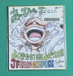 ワンピース 複製ミニ色紙 ジャンプフェスタ 2025 応募者全員サービス